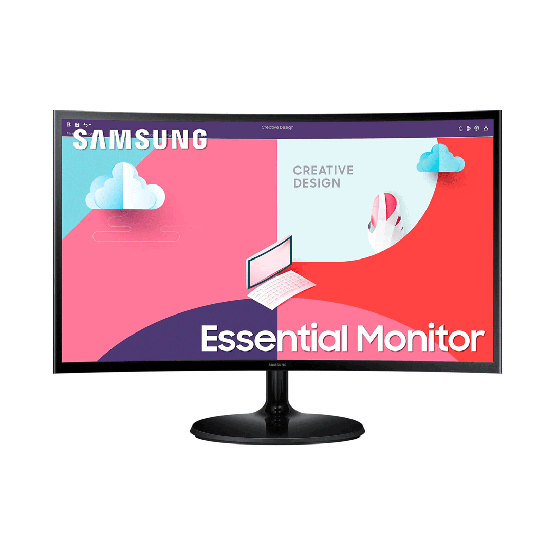 Монитор Samsung | LS24C360EAMXUE | Curved | 75Hz | 24"