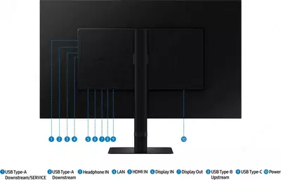Монитор Samsung | ViewFinity S6 | LS32D604UAIXCI | Flat | 100Hz | 32" Только в розницу