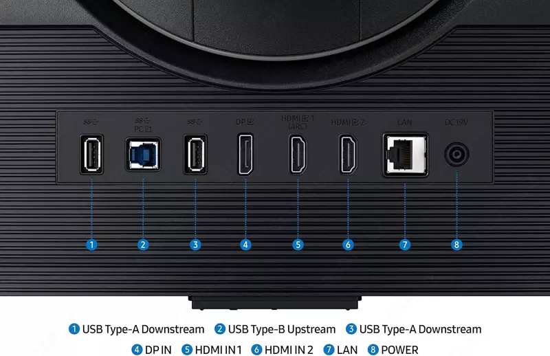 Monitor Samsung | Odyssey G7 | LS32DG702ECX | Flat | 144Hz | 32"