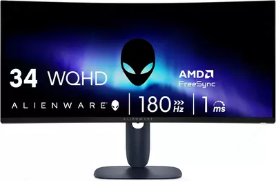 Монитор Dell | Alienware | AW3425DWM | Curved 1500R | 180Hz | 34"