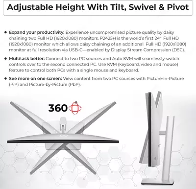 Монитор Dell P2425H Best Price