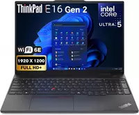 Ноутбук LENOVO THINKPAD E16 GEN2 CORE ULTRA 5-125U 16GB DDR5 512GB 16 FHD IPS BACKLIT FPR BLACK