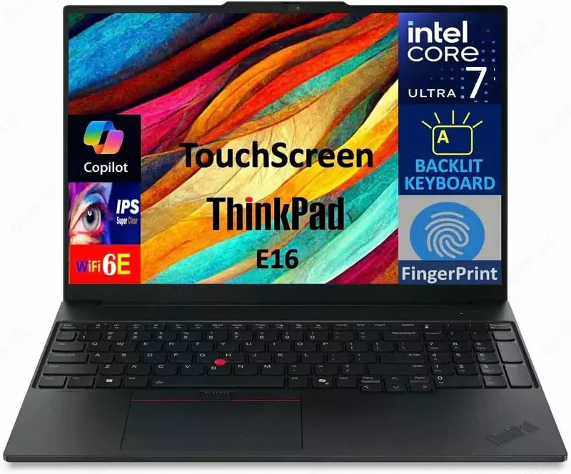Ноутбук LENOVO THINKPAD E16 GEN2 CORE ULTRA 7-155H 16GB DDR5 512GB 16 WUXGA IPS BACKLIT FPR BLACK