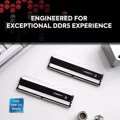  Оперативная память G.Skill Trident Z5 RGB 32GB White DDR5 (2*16GB 6400MHz CL32 Intel XMP) Только в розницу