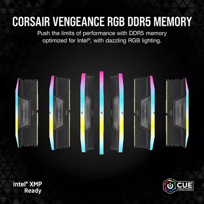  Оперативная память CORSAIR VENGEANCE RGB DDR5 RAM 32GB (2x16GB) 6000MHz Только в розницу