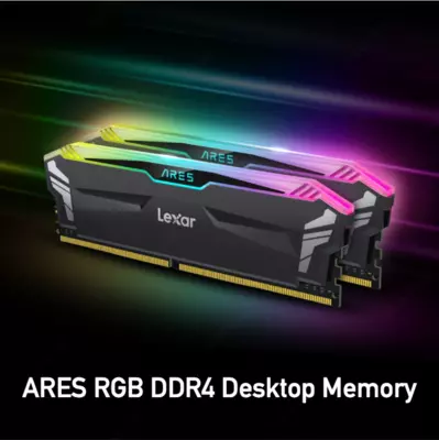 Lexar DDR4 8GB Ares RGB PC-3600 operativ xotirasi - 