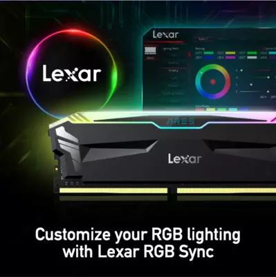 Lexar DDR4 16GB Ares RGB 3600Mhz operativ xotirasi