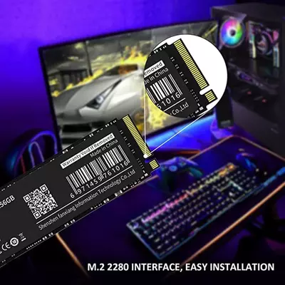  Твердотельный накопитель Fanxiang 256GB NVMe SSD 3D NAND1.3 PCIe Gen3x4 M.2 - 