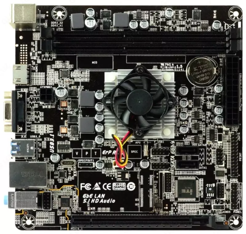 BIOSTAR A68N-5600E markaziy platasi