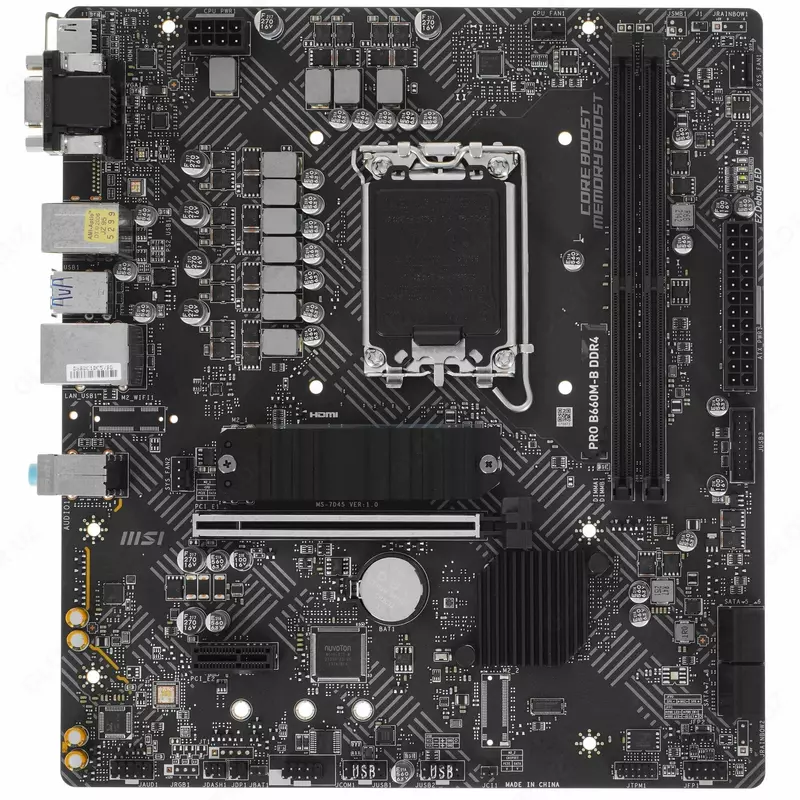 MSI PRO B660M-B DDR4 markaziy platasi