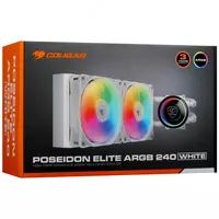 Cougar Poseidon Elite 240 ARGB (WHITE) sovutish tizimi