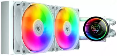 Cougar Poseidon Elite 240 ARGB (WHITE) sovutish tizimi - 
