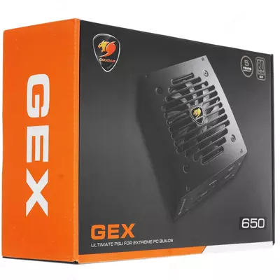 COUGAR GEX 650W quvvat manbai