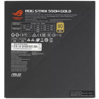  ASUS ROG STRIX 550W quvvat manbai Chakana savdo