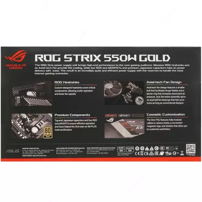  ASUS ROG STRIX 550W quvvat manbai Mytech.uz