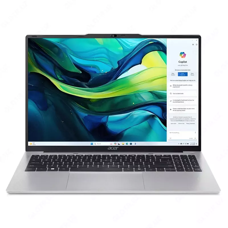 Ноутбук ACER ASPIRE LITE AL16-54P-37J9 I3-1305U 8GB 256GB 16" WUXGA IPS SILVER