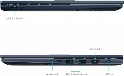 Ноутбук ASUS VIVOBOOK X1404V I3-1315U 8GB 512GB 14.0" FHD QUIET BLUE
