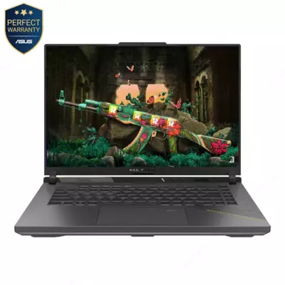 Ноутбук ASUS ROG STRIX G16 G614PR AMD R9-8940HX 16GB 1TB SSD 8GB 5070 16" WUXGA IPS W11 ECLIPSE GRAY