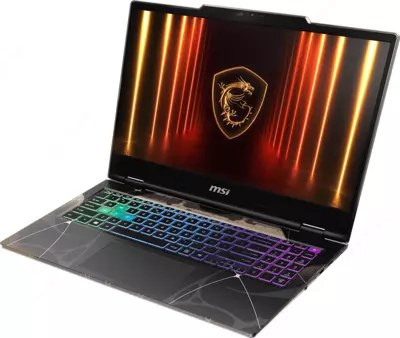 Noutbuk MSI CYBORG 15 B2RWFKG-071US CORE 7-240H 16GB 512GB SSD 8GB RTX 5060 15,6" FHD 144Hz W11 BLACK