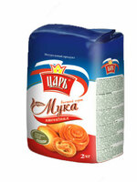 Мука пшеничная хлебопекарная в/с ТМ Царь 2 кг. пак