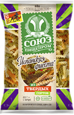 Макаронные изделия с томатам и шпинатом "Спиралька" Царь 450гр_12