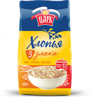Хлопья из 3-х Злаков 400гр (к-15)