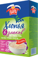 Хлопья из 6-ти Злаков НТВ 400гр (16)