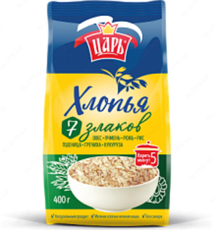 Хлопья из 7-ми Злаков 400гр (к-43)