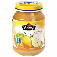 Детское питание пюре с грушей ПТ 190 Г