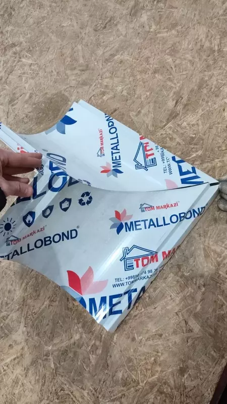 METALLOBOND Металлические панели для потолков и фасадов TOM MARKAZI
