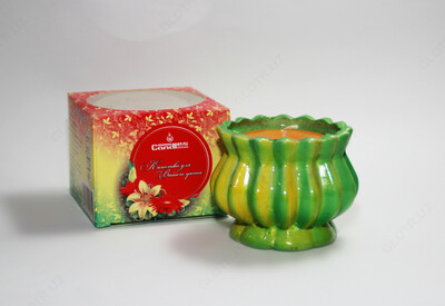 Вазочка со свечой