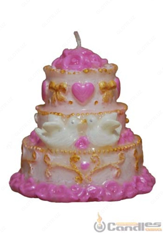 Свеча праздничная "Тортик"