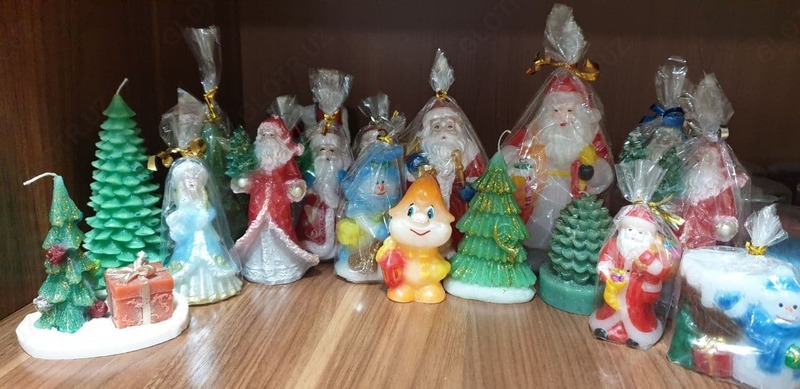 Свечи декоративные Новогодние