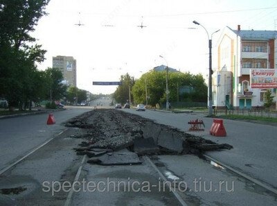 Разборка асфальтового покрытия с вывозом Только в розницу