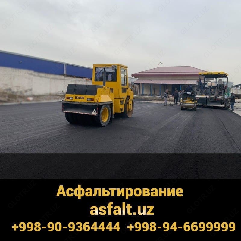 по запросу Асфальтирование дорог в Ташкенте (мелкозернистый асфальт)