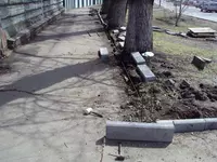 Демонтаж бордюров с вывозом