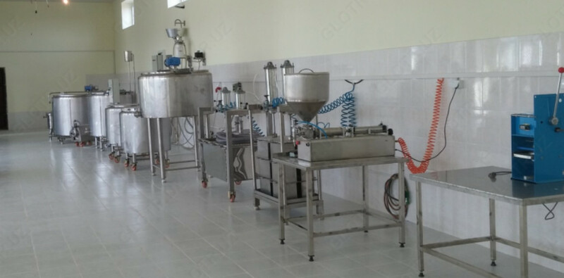 Sutni qayta ishlaydigan mini-fabrika