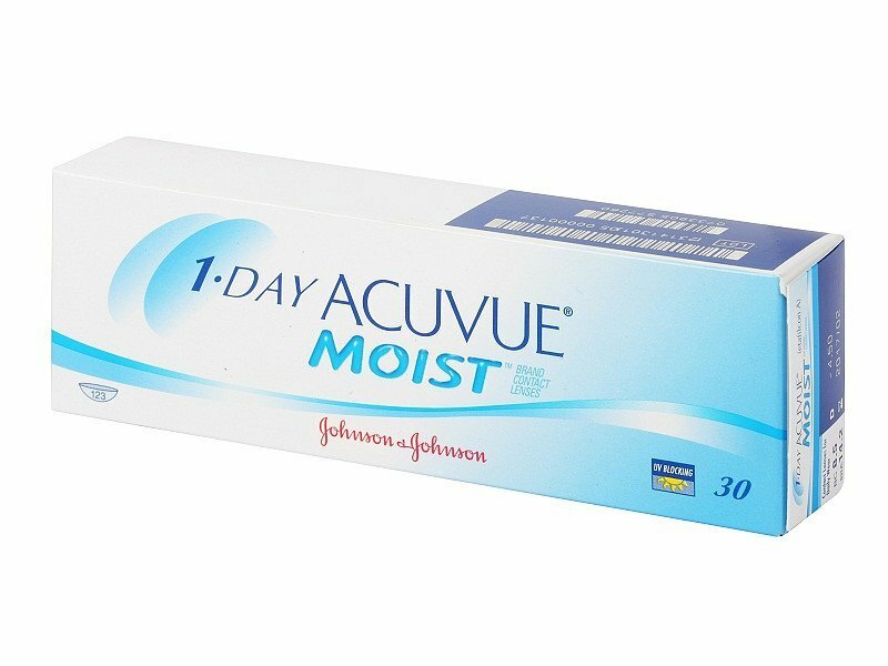 Избавиться от сухости глаз с помощью линз 1 Day Acuvue Moist