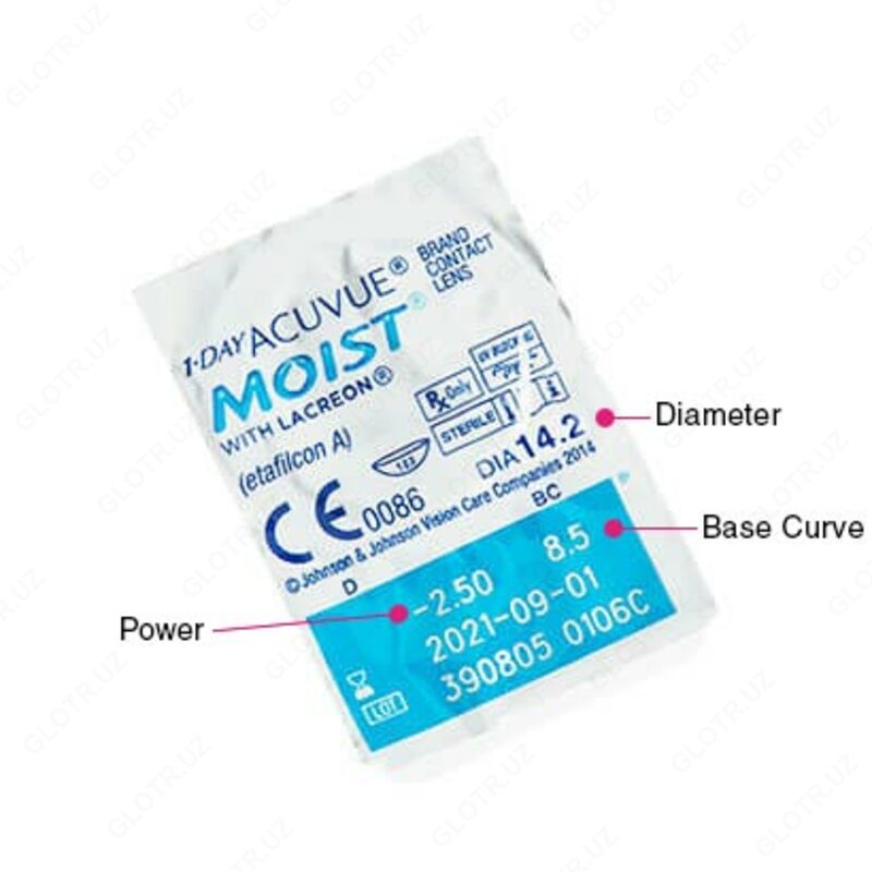 Однодневные Линзы 1-Day Acuvue Moist