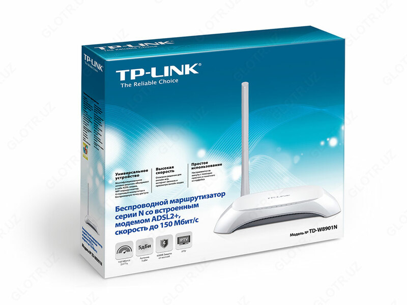  TD-W8901N N150 Wi-Fi роутер с ADSL2+ модемом Оптом и розница
