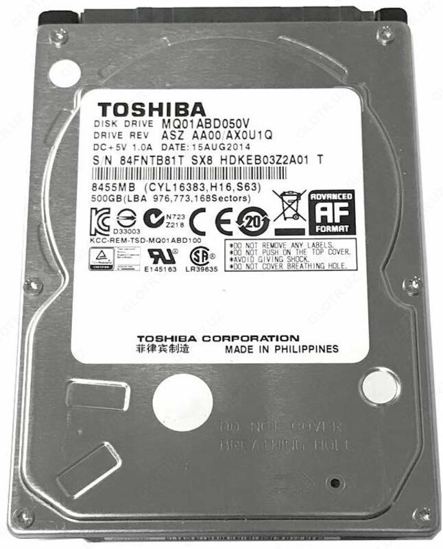 Жесткий диск HDD 2 5 500GB Toshiba for Notebook (Ref)
