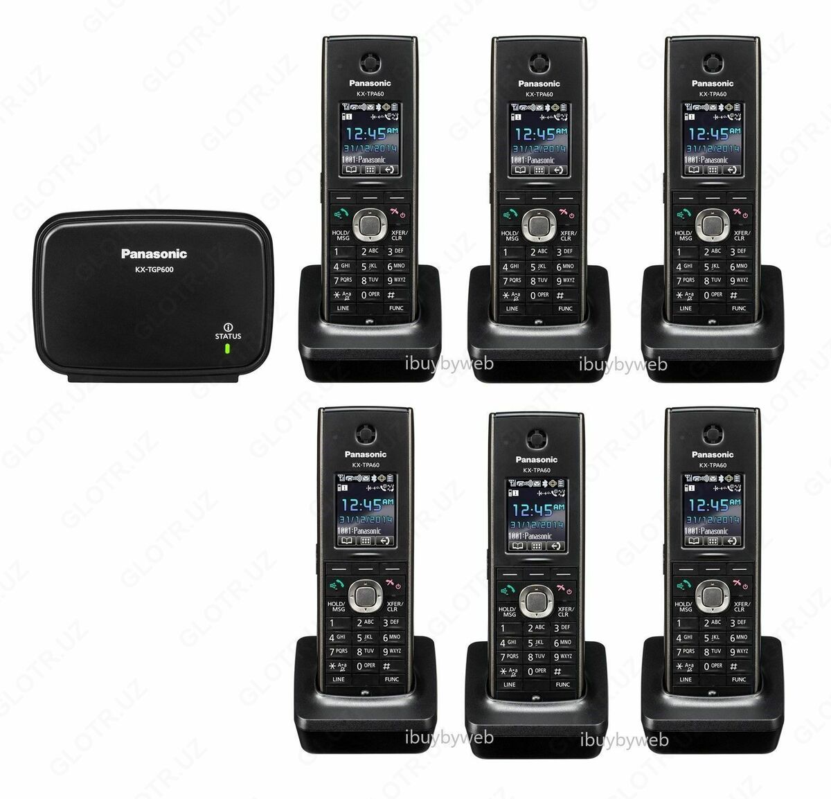 KX-TGP600RUB CORDLESS TELEPHONES (SIP DECT телефон), цена 1 723 600 сум от  ЧП 