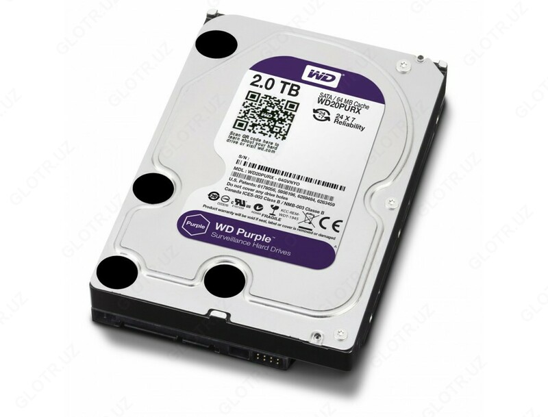  Жесткий диск HDD 2TB WD Purple - 
