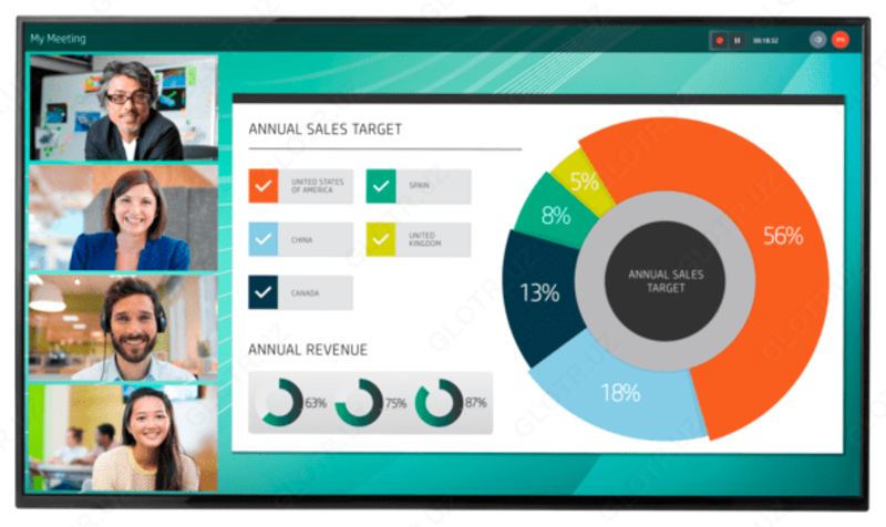 Монитор HP - 55 LD5512 Display  8mc  UHD