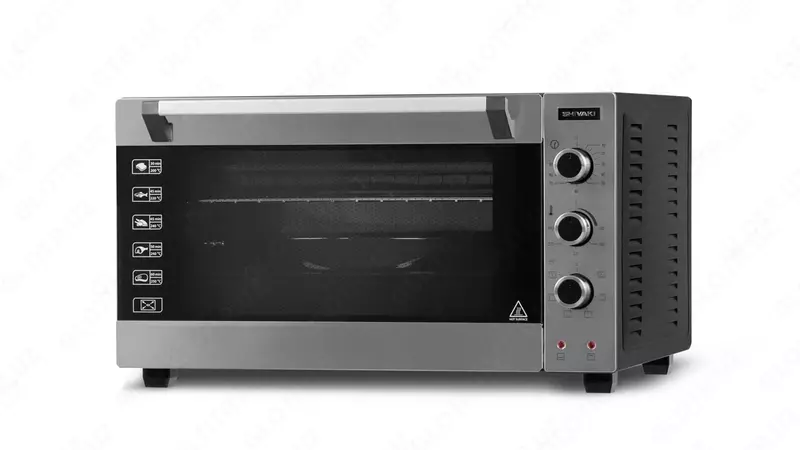  Мини печь SHIVAKI MD 3612 V2 серый/черный (люкс) - 