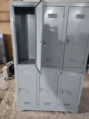 Шкаф 6 дверный раздевальный