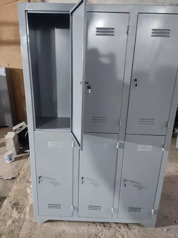 Шкаф 6 дверный раздевальный