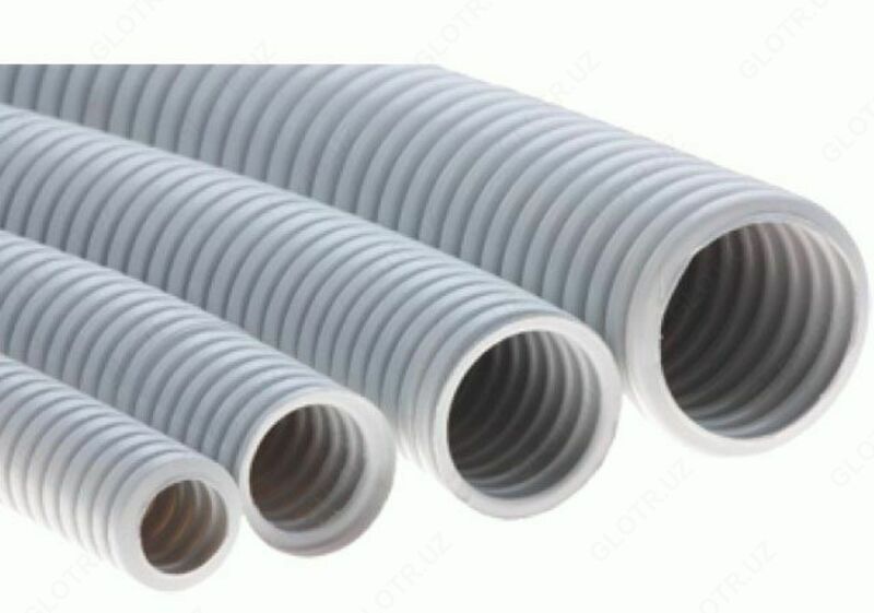 4 200 so'm PVX gofrirovka qilingan quvur d 25 mm IEK (Rossiyada ishlab chiqarilgan)