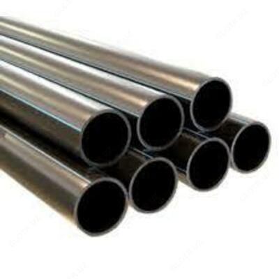 D 40 mm kabel yo'nalishi uchun tekis qora quvur