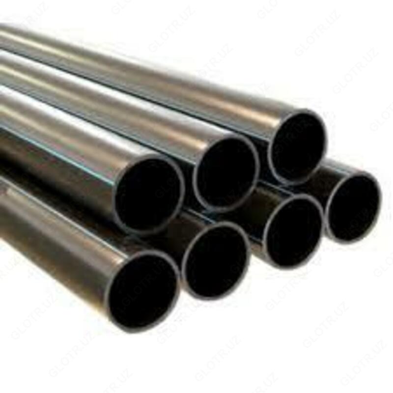 D 40 mm kabel yo'nalishi uchun tekis qora quvur